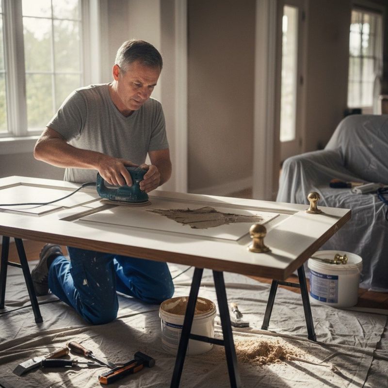 Wood Door Refinishing