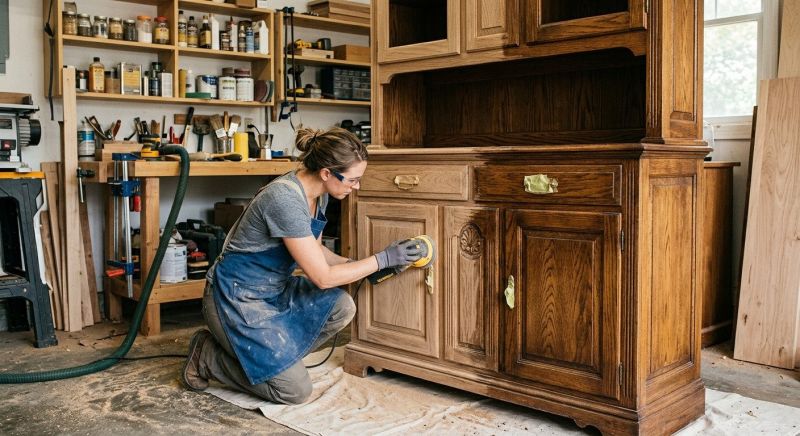 Kitchen Cupboard Refinishing in Carmel, IN